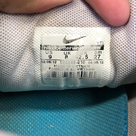 ~Used W/O Box! Men's Nike Air Max Correlate Black Grey Sneakers Size 9 - Picture 6 of 6